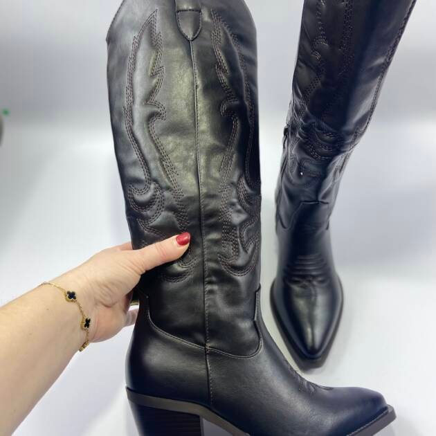 Καφέ Cawboy δερμάτινη