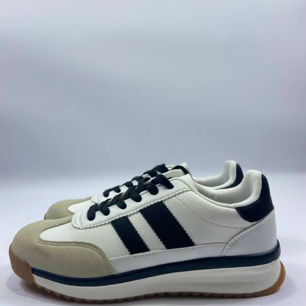 Άσπρα snickers ενισχυμένη σολα