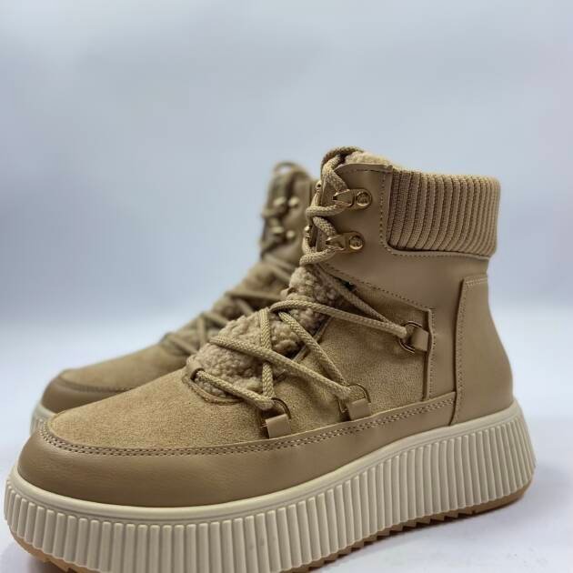 Δίπατο μποτακι με κορδονια